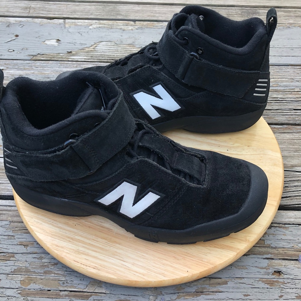 New Balance FR Racing Shoes SFI 3.3/5 Mens 8.5 Black Suede Pit Crew MS500 MK3